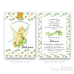 Invitație Botez Postcard P105 Tinker Bell / Baby Girl